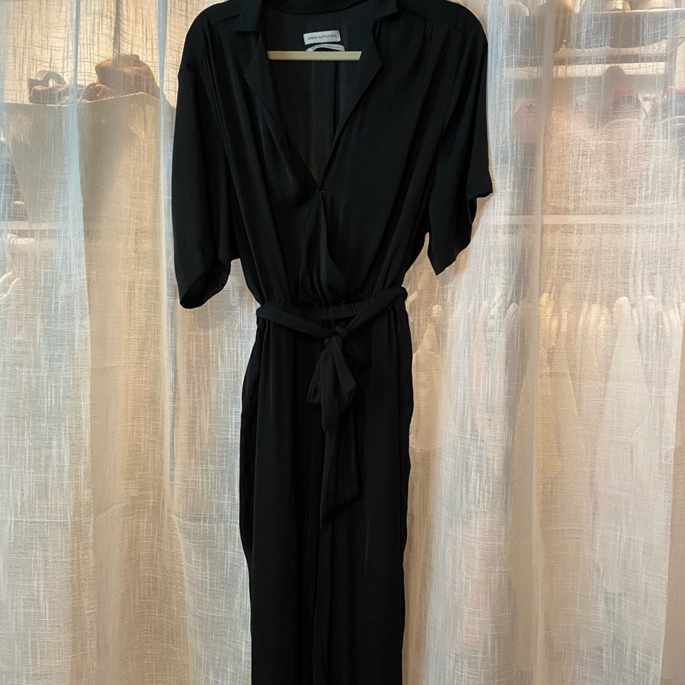 Jump suit / romper - Black Silk